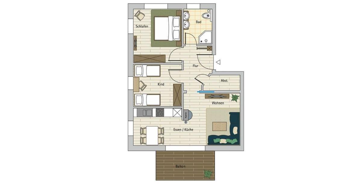 Kuhnle-Tours Ferienwohnung Rechlin Chambre photo